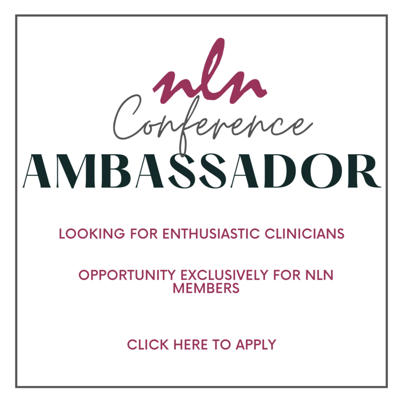 NLN Conference Ambassador Application National Lymphedema Network